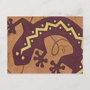 USA, New Mexico, Santa Fe. Nahaufnahme eines Aussc Postkarte