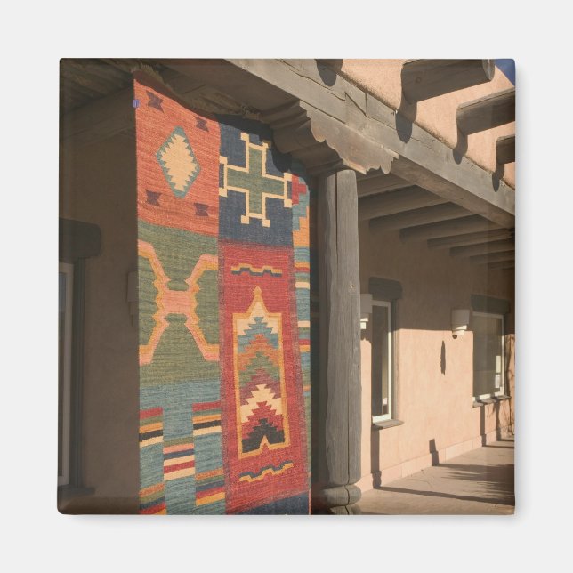 USA, New Mexico, Taos: Navaho Rug Gallery Kit Magnet (Vorne)