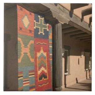 USA, New Mexico, Taos: Navaho-Teppichgalerie-Kit Fliese