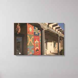 USA, New Mexico, Taos: Navaho Teppichgalerie Kit Leinwanddruck
