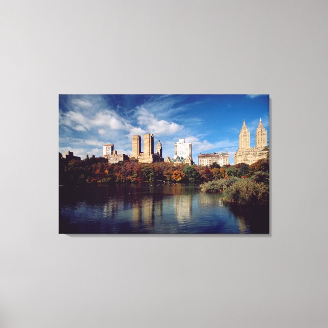 USA, New York, Central Park, Lake Leinwanddruck (Vorderseite)
