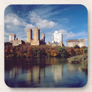 USA, New York City, Central Park, Lake Getränkeuntersetzer