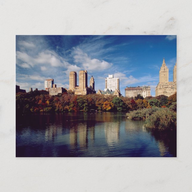 USA, New York City, Central Park, See Postkarte (Vorderseite)