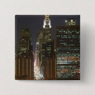 USA, New York City, View Midtown mit Button