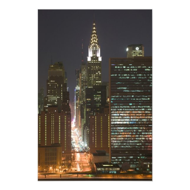 USA, New York City, View of Midtown with Fotodruck (Vorne)
