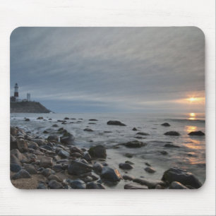 USA, New York, East Hampton. Montauk Point Mousepad