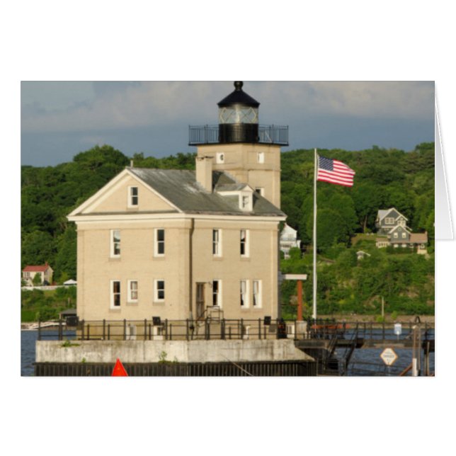 USA, New York, Kingston, Hudson River. Rondout (Vorderseite (Horizontal))