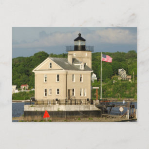 USA, New York, Kingston, Hudson River. Rondout Postkarte