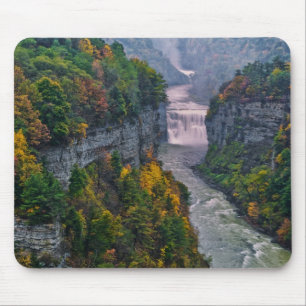 USA, New York, Letchworth State Park. Fluss und Mousepad