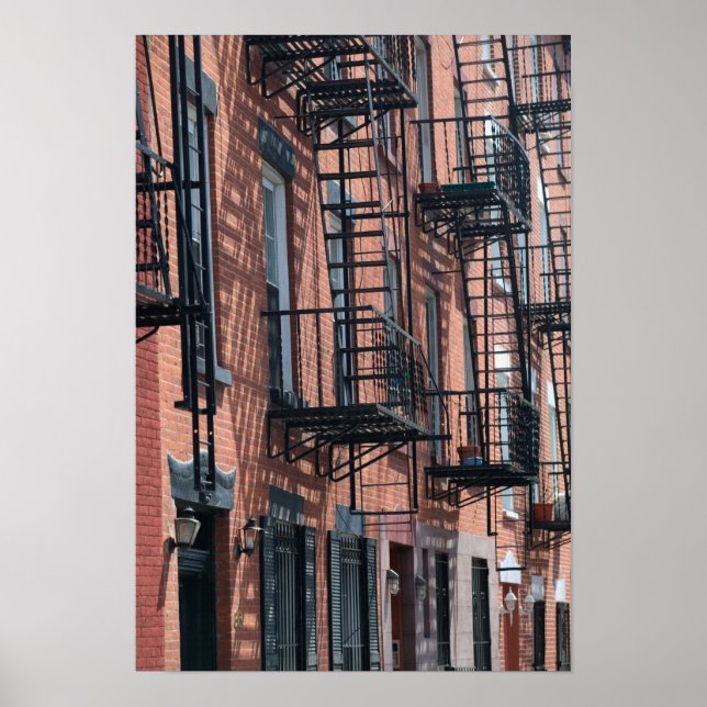 USA, New York, New York City, Brooklyn: Cobble Poster (Vorne)