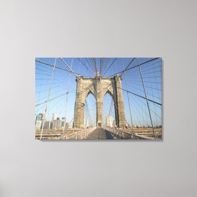USA, New York, New York City, Brooklyn: Leinwanddruck (Vorderseite)