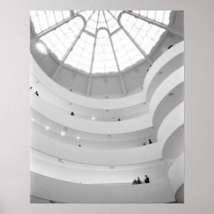 USA, New York, New York City: Das Guggenheim Poster