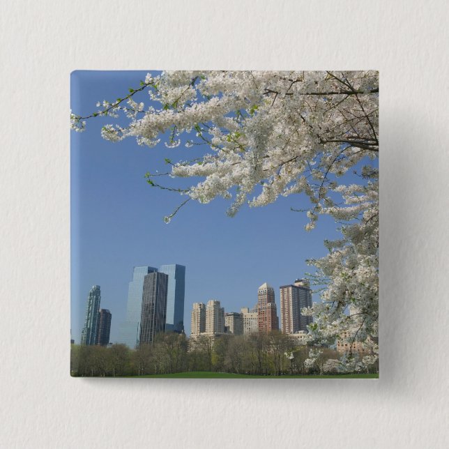 USA, New York, New York City, Manhattan:4 Button (Vorderseite)