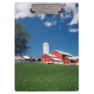 USA, New York, Sharon Springs, Bauernhof Klemmbrett