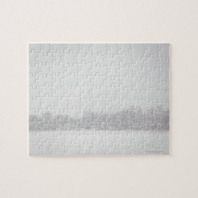 USA, New- YorkStaat, Rockaway Strand, Schneesturm (Horizontal)
