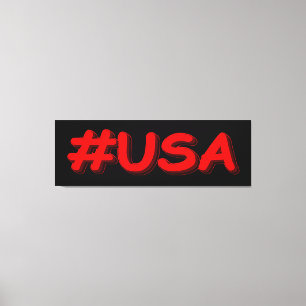"#USA" Niedliches Design. Jetzt kaufen Poster Leinwanddruck