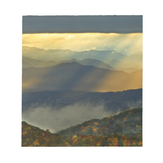 USA, North Carolina, Great Smoky Mountains. Notizblock (Vorderseite)