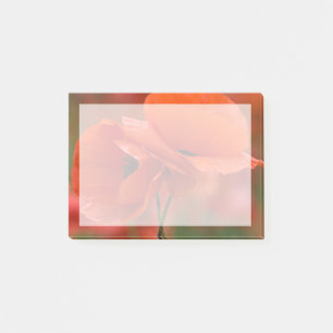 USA, North Carolina. Nahaufnahme von Mohn Post-it Klebezettel