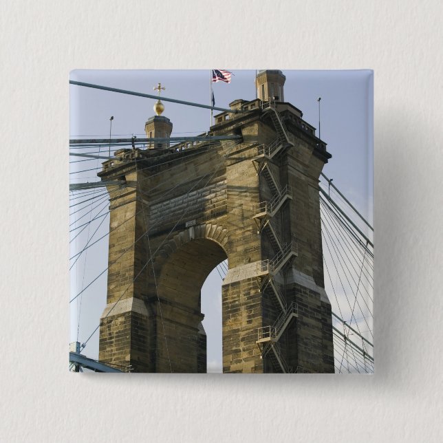USA, Ohio, Cincinnati: Roebling Button (Vorderseite)