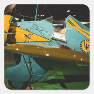 USA, Ohio, Dayton: US Air Force Museum und 2 Quadratischer Aufkleber