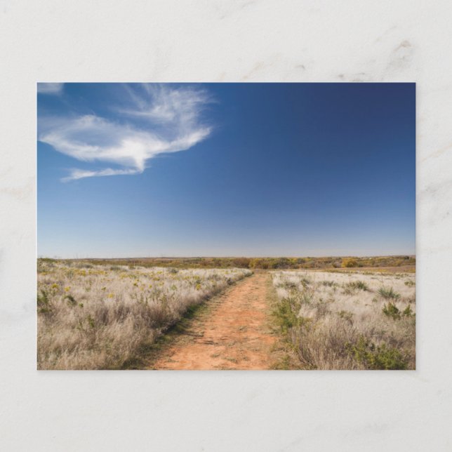 USA, Oklahoma, Black Kettle National Grasslands Postkarte (Vorderseite)