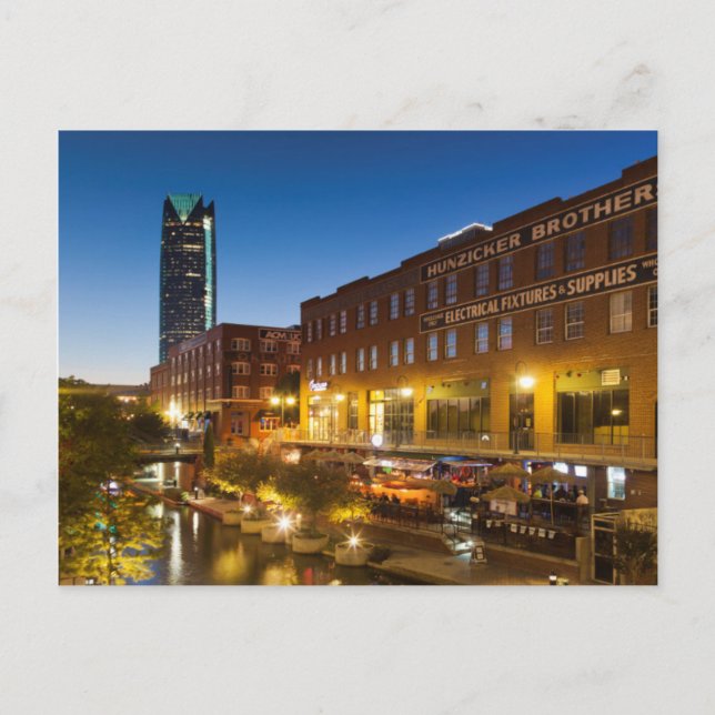 USA, Oklahoma, Oklahoma City, Bricktown Postkarte (Vorderseite)