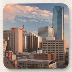 USA, Oklahoma, Oklahoma City, Elevated City Getränkeuntersetzer