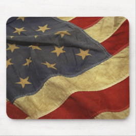 USA Old Flag Computer Mouse Pad Mousepad