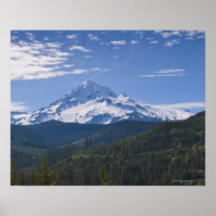 USA, Oregon, Ansicht der Berg-Haube Poster