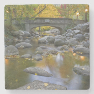 USA, Oregon, Ashland, Lithia Park. Herbst Steinuntersetzer