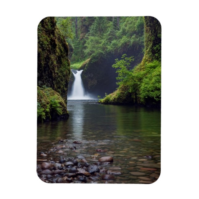 USA, Oregon, Columbia River Gorge 5 Magnet (Vertikal)