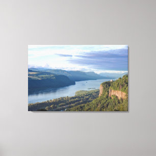 USA, Oregon, Columbia River Gorge, Vista House Leinwanddruck