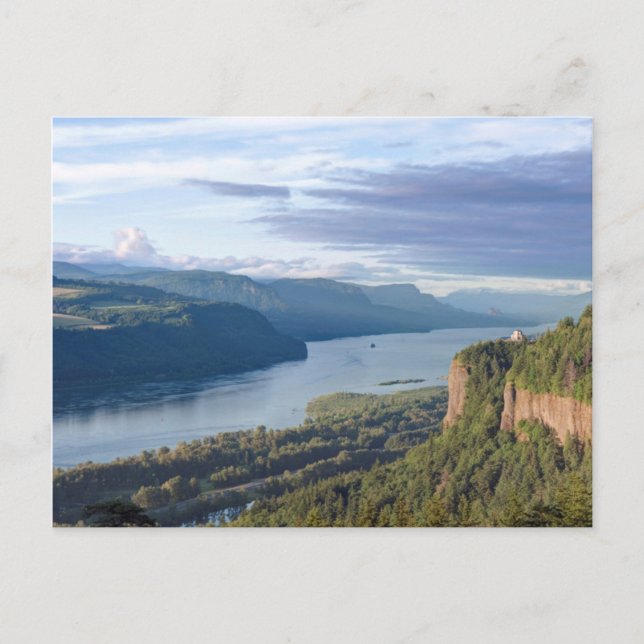 USA, Oregon, Columbia River Gorge, Vista House Postkarte (Vorderseite)