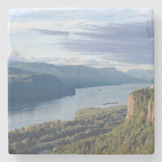 USA, Oregon, Columbia River Gorge, Vista House Steinuntersetzer (Vorderseite)