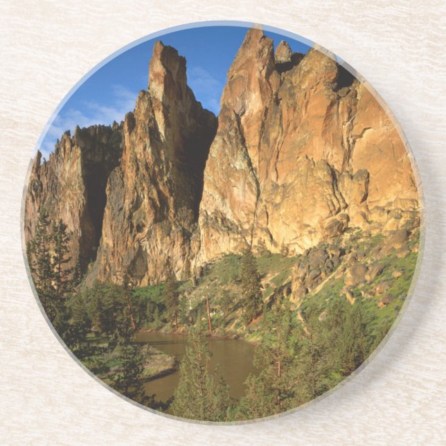 USA, Oregon, Granite Cliffs At Smith Rock Staat Untersetzer (Vorne)