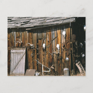 USA, Oregon, Harney County. Alte Mietstall Postkarte