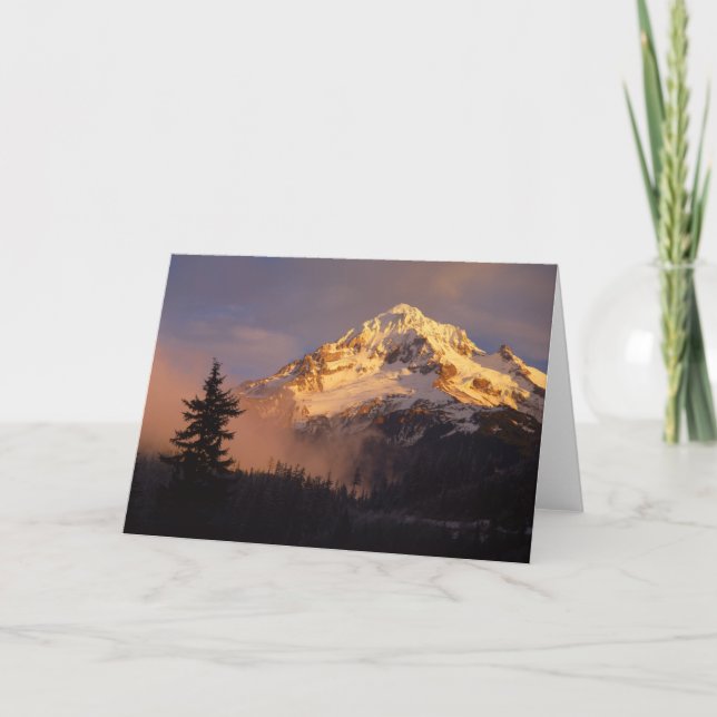 USA, Oregon, Hood National Forest. Walzen Karte (Vorderseite)