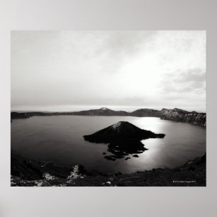 USA, Oregon, Krater Lake, Wizard Island, Poster