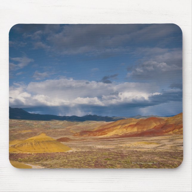 USA, Oregon, Mitchell, gemalte Hügel mit Sturm Mousepad (Vorne)