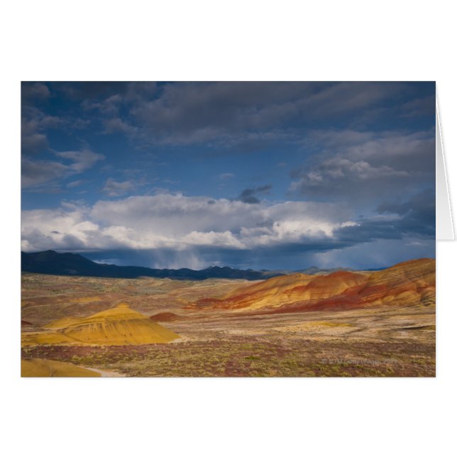 USA, Oregon, Mitchell, Malereihügel mit Sturm (Vorderseite (Horizontal))