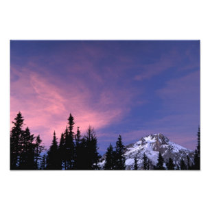 USA, Oregon, Mount Hood aus Timberline Fotodruck