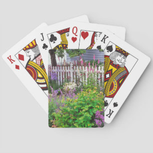USA, Oregon, Portland. Explosion der Springtime Spielkarten