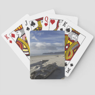 USA, Oregon, Sand Dunes and Ocean, Pacific City Spielkarten