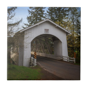 USA, Oregon, Scio, Hannah Bridge 2 Fliese