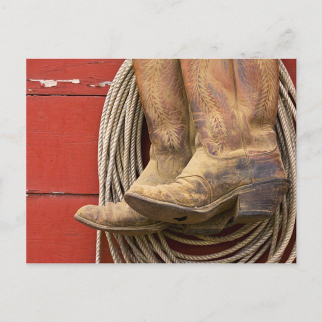 USA, Oregon, Seneca, Ponderosa Ranch. Von Nahem Postkarte (Vorderseite)