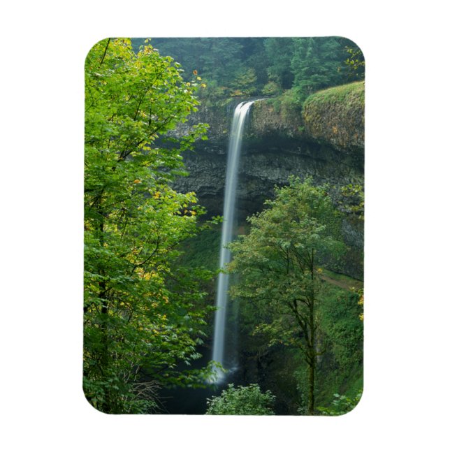 USA, Oregon, Silver Falls Staat Park Magnet (Vertikal)