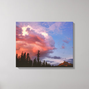 USA, Oregon, Umpqua National Forest. Sturm Leinwanddruck