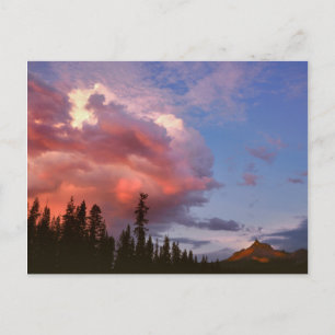USA, Oregon, Umpqua National Forest. Sturm Postkarte