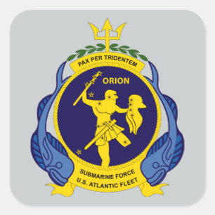 USA Orion AS-8 Pax pro Tridentem Quadratischer Aufkleber