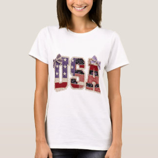 USA Patchwork-Hemd PNG, Retro 4. Juli T-Shirt